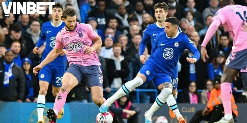 Trận đấu giữa đội Chelsea và Everton