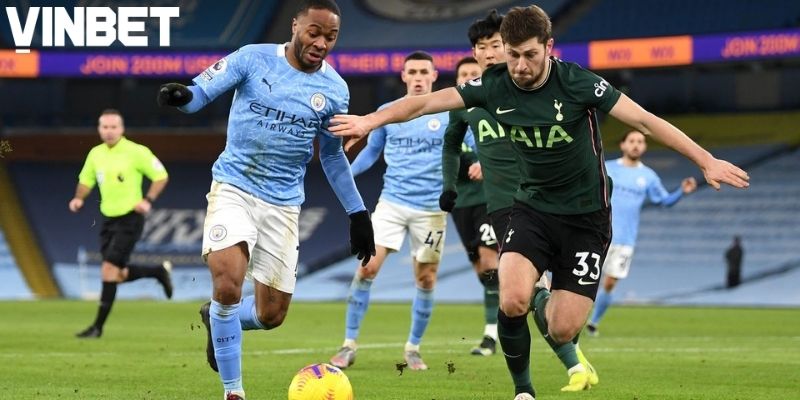 Trong trận đấu giữa hai đội Man City và Tottenham